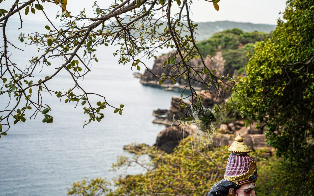 Quiet coastline and ocean views