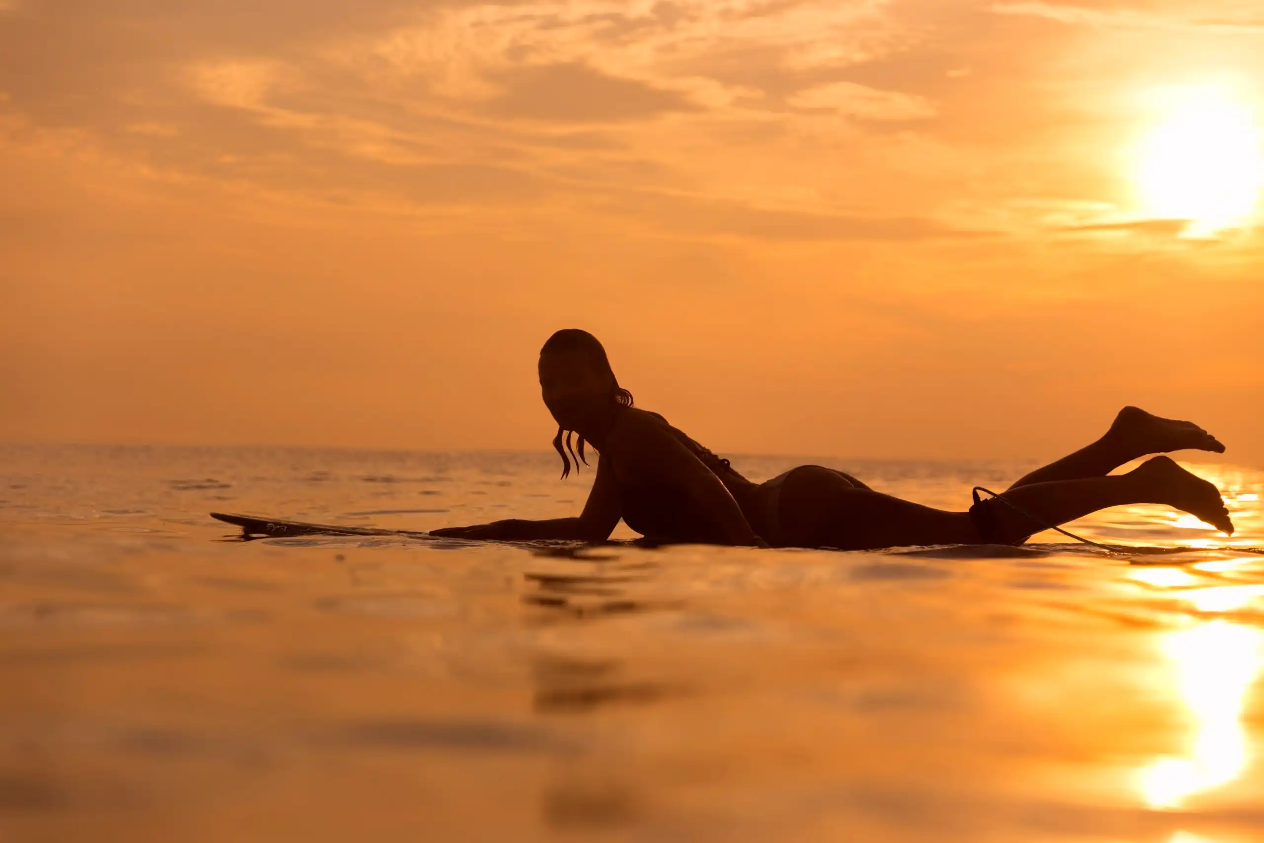 Sunset mood around Arugam Bay shoreline