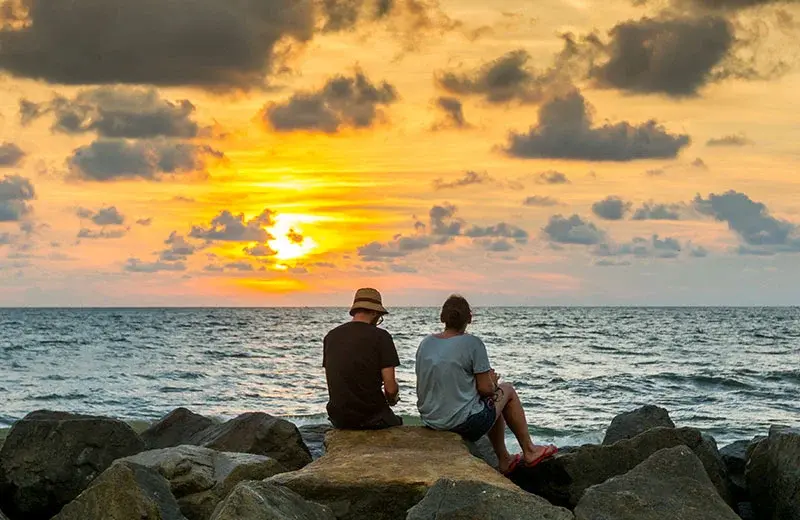 Negombo beach moment